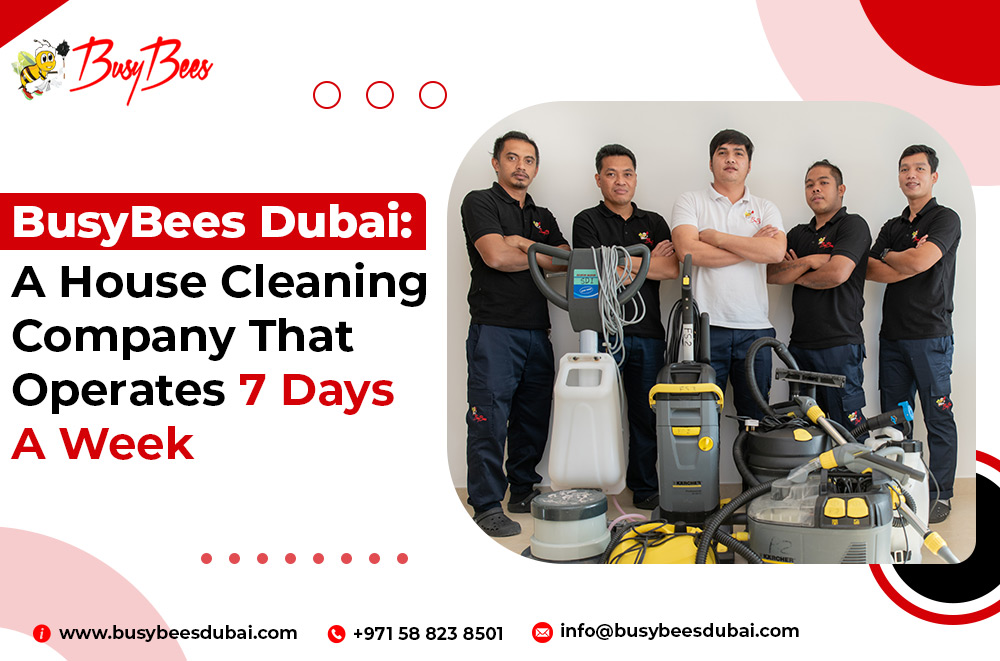 A House Cleaning Company That Operates 7 Days A Week