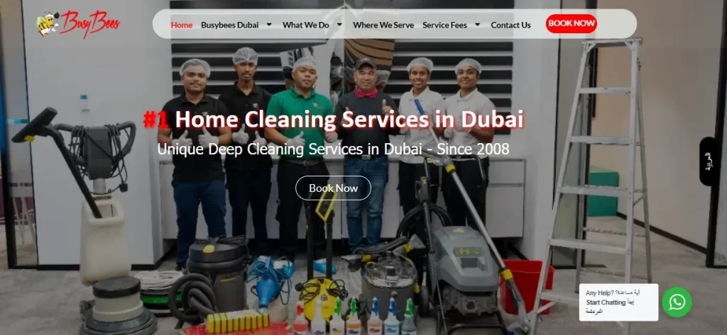 BusyBees Dubai : One of the Top Cleaning Companies in UAE That Uses Advanced Cleaning Equipment and Tools