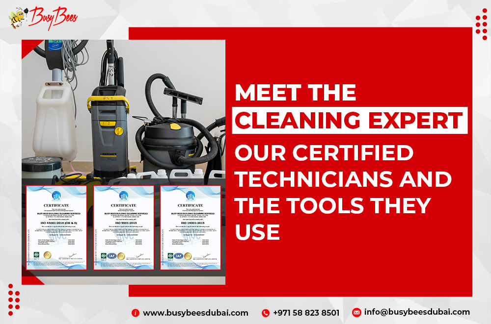 Meet Dubai’s Certified Cleaners, Technicians & Modern Tools