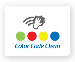 BusyBees Dubai Color Code Clean System to prevents cross-contamination in your home