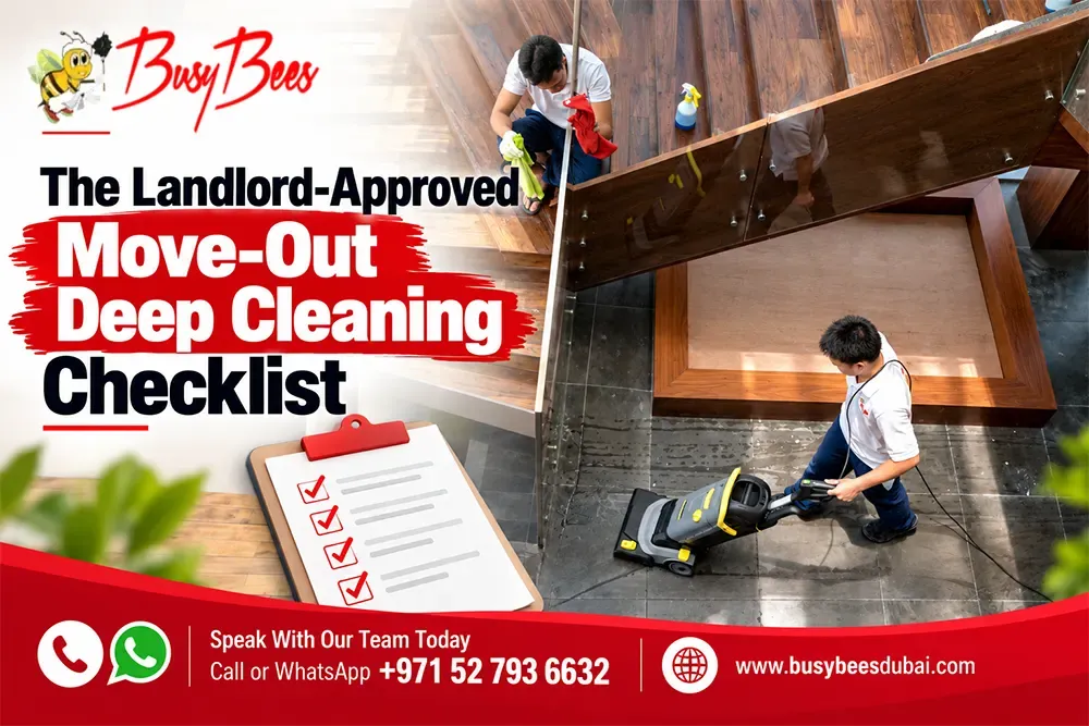 Clean rental apartment prepared for property handover inspection in Dubai